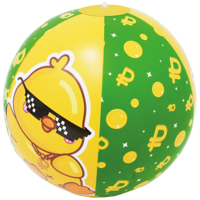 Мяч надувной Крутой Кряк 30 см Play Market 94187